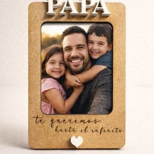 Marco de fotos para papá y mamá personalizable